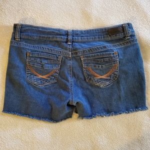 GLO Jeans Cut Off Stretch Denim Shorts Size Junior 17